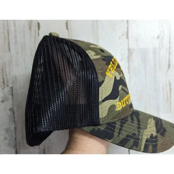 Yellowstone Tv Show Logo Dutton Ranch Trucker Camo Hat Adjustable - Picture 3 of 7